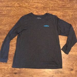 Native long sleeve gray t-shirt